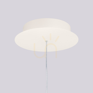 RIO 110 beige LED chandelier 4000K small 7