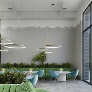 RIO 2 55/78 beige LED 3000K chandelier small 11