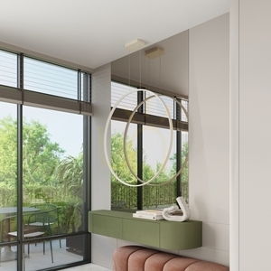 RIO 110 beige LED 3000K pendant lamp small 13