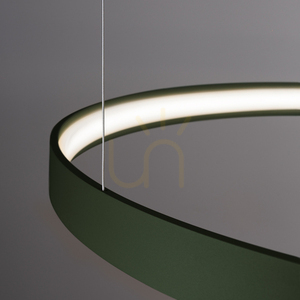 RIO 55 chandelier green olive LED 4000K small 3