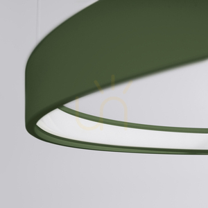 RIO 55 chandelier green olive LED 4000K small 6