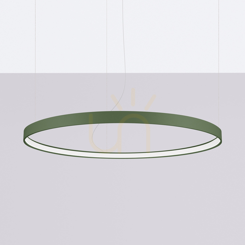 Check RIO 110 chandelier green olive LED 4000K