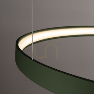 RIO 2 55/78 green olive LED 3000K chandelier small 3