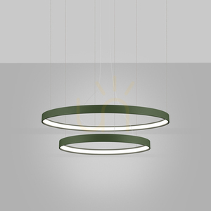 RIO 2 55/78 green olive LED 4000K chandelier small 2