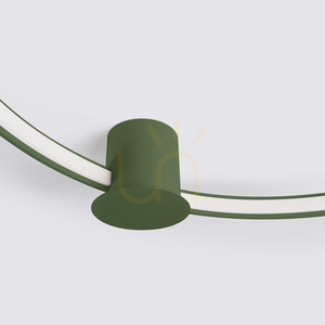 Ceiling light RIO 78 olive green LED 3000K small 3