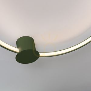 Ceiling light RIO 78 olive green LED 3000K small 5