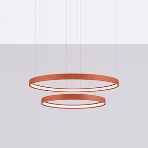 RIO 2 55/78 ochre red LED 4000K chandelier small 1