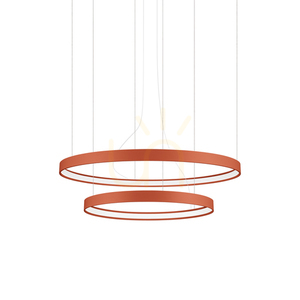 RIO 2 55/78 ochre red LED 4000K chandelier small 0