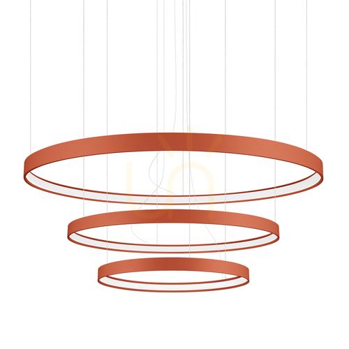 Check RIO 3 55/78/110 ochre red LED 4000K chandelier