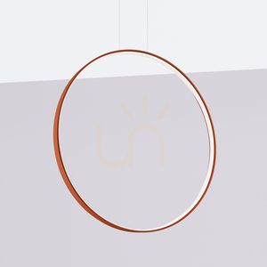 RIO 78 ochre red LED 3000K pendant lamp small 1