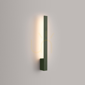 LAHTI 50 wall lamp olive green LED 3000K small 2