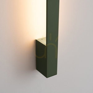 LAHTI 50 wall lamp olive green LED 3000K small 3