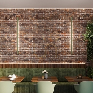 LAHTI 90 wall lamp olive green LED 3000K small 10