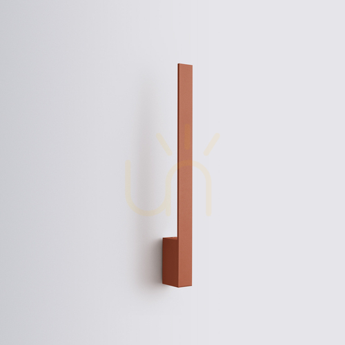 Check LAHTI 50 ochre red LED wall lamp 3000K
