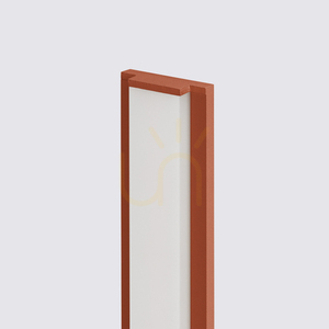 LAHTI 90 ochre red LED wall lamp 3000K small 5