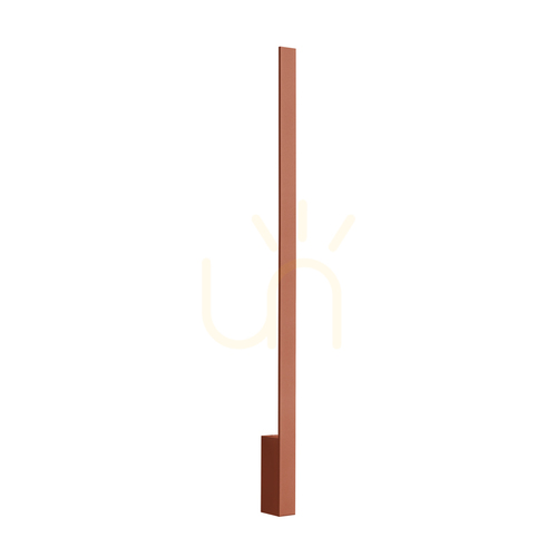 Check LAHTI 90 ochre red LED wall lamp 3000K