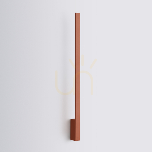 Check LAHTI 90 ochre red LED wall lamp 4000K