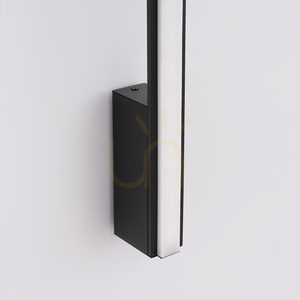 Wall lamp LAGOM 120 black LED 3000K small 5