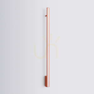 Wall lamp LAGOM 120 ochre red LED 3000K small 1