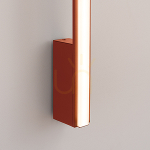 Wall lamp LAGOM 120 ochre red LED 3000K small 3