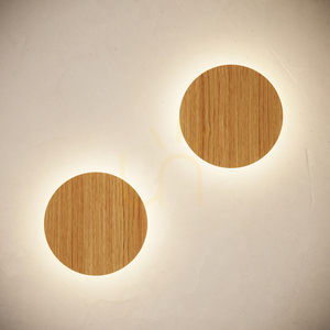Wall lamp BORGEN wood LED 3000K small 14