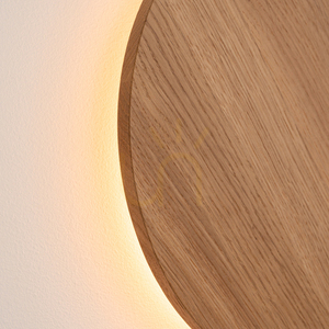 Wall lamp BORGEN wood LED 3000K small 5