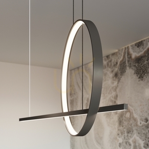 GLAD black LED 3000K pendant lamp small 14