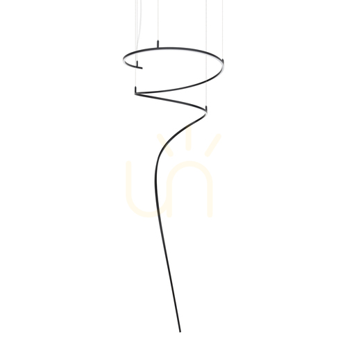 Check BJORN chandelier black LED 3000K