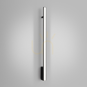 LAGOM 90 black LED wall lamp 4000K small 2