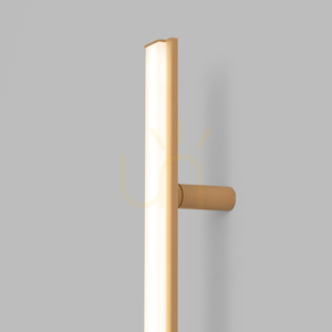 LAGOM 120 gold LED wall lamp 4000K small 5