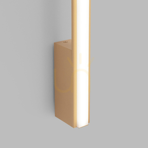 LAGOM 120 gold LED wall lamp 4000K small 6