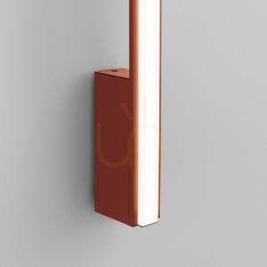 LAGOM 120 ochre red LED wall lamp 4000K small 3