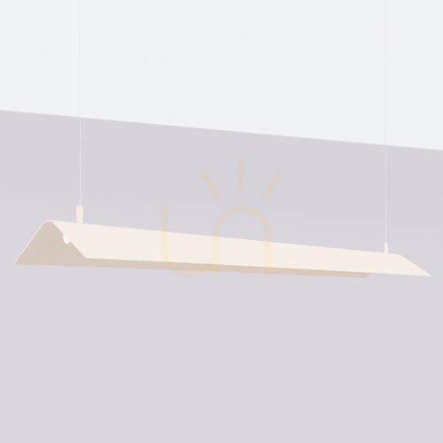 Check ELVA beige LED 3000K pendant lamp