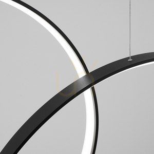 RIO 3 55/78/110 black LED 4000K pendant lamp small 3