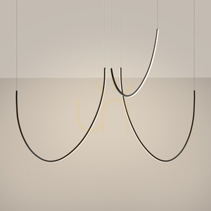 Chandelier ALVAR 3 black LED 3000K small 2