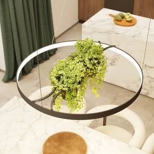 RIO BIO 78 black LED 4000K chandelier small 14