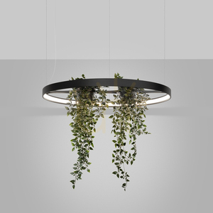 RIO BIO 78 black LED 4000K chandelier small 2