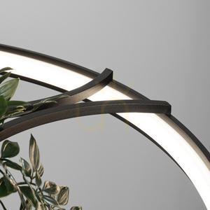 RIO BIO 78 black LED 4000K chandelier small 3
