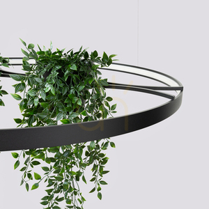 RIO BIO 110 black LED 3000K chandelier small 4