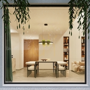 RIO BIO 110 black LED 4000K chandelier small 13