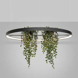 RIO BIO 110 black LED 4000K chandelier small 2