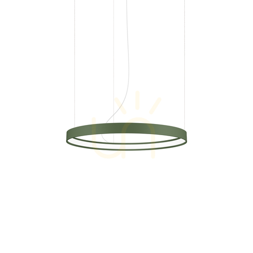 Check RIO 55 chandelier green olive LED 3000K