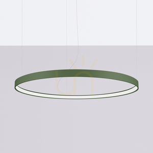RIO 110 chandelier green olive LED 3000K small 1