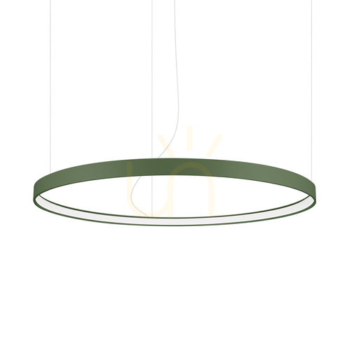 Check RIO 110 chandelier green olive LED 3000K