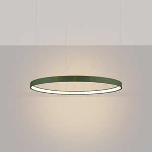RIO 78 chandelier green olive LED 3000K small 2