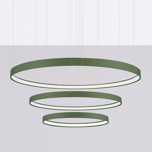 Check RIO 3 55/78/110 green olive LED 4000K chandelier