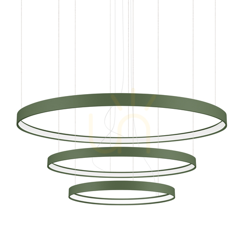 Check RIO 3 55/78/110 green olive LED 4000K chandelier