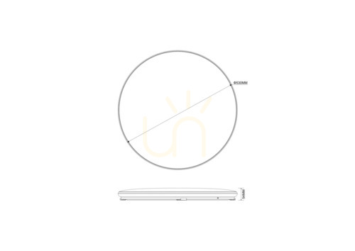 Check Ceiling light Zuma Line OMAR JE-DHR-0530-CH LED chrome