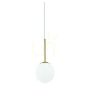 Pendant Light Open Design Highlights Bao Gold White Glass Metal IP44 1800 mm small 0