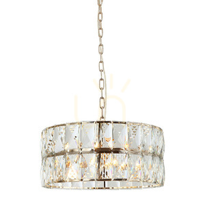 Intero Gold Crystal Pendant Light by Open Design Highlights 6-Light 550 mm small 0